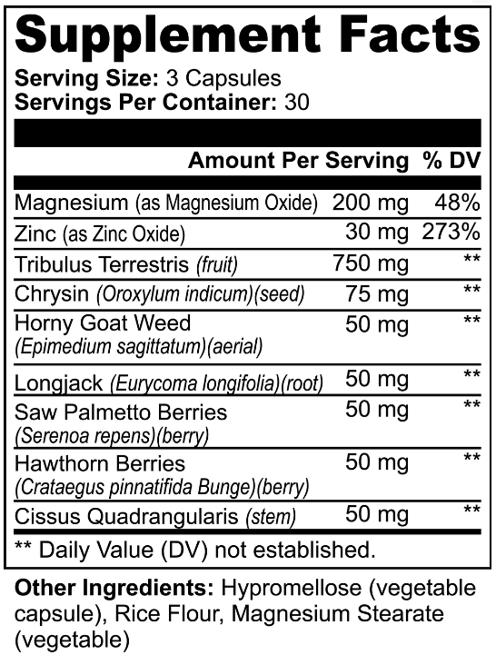 ALPHA ENERGY - 100 % Natural Mix - 90 Capsules