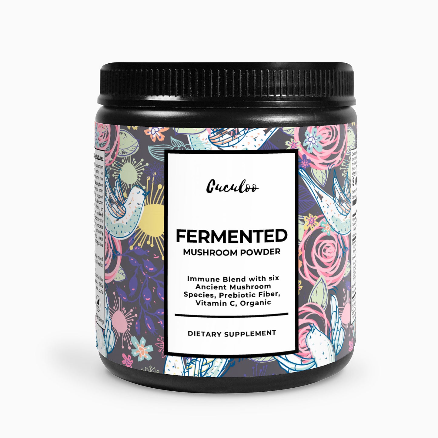 FERMENTED MUSHROOM POWDER - 100 % Natural - Organic