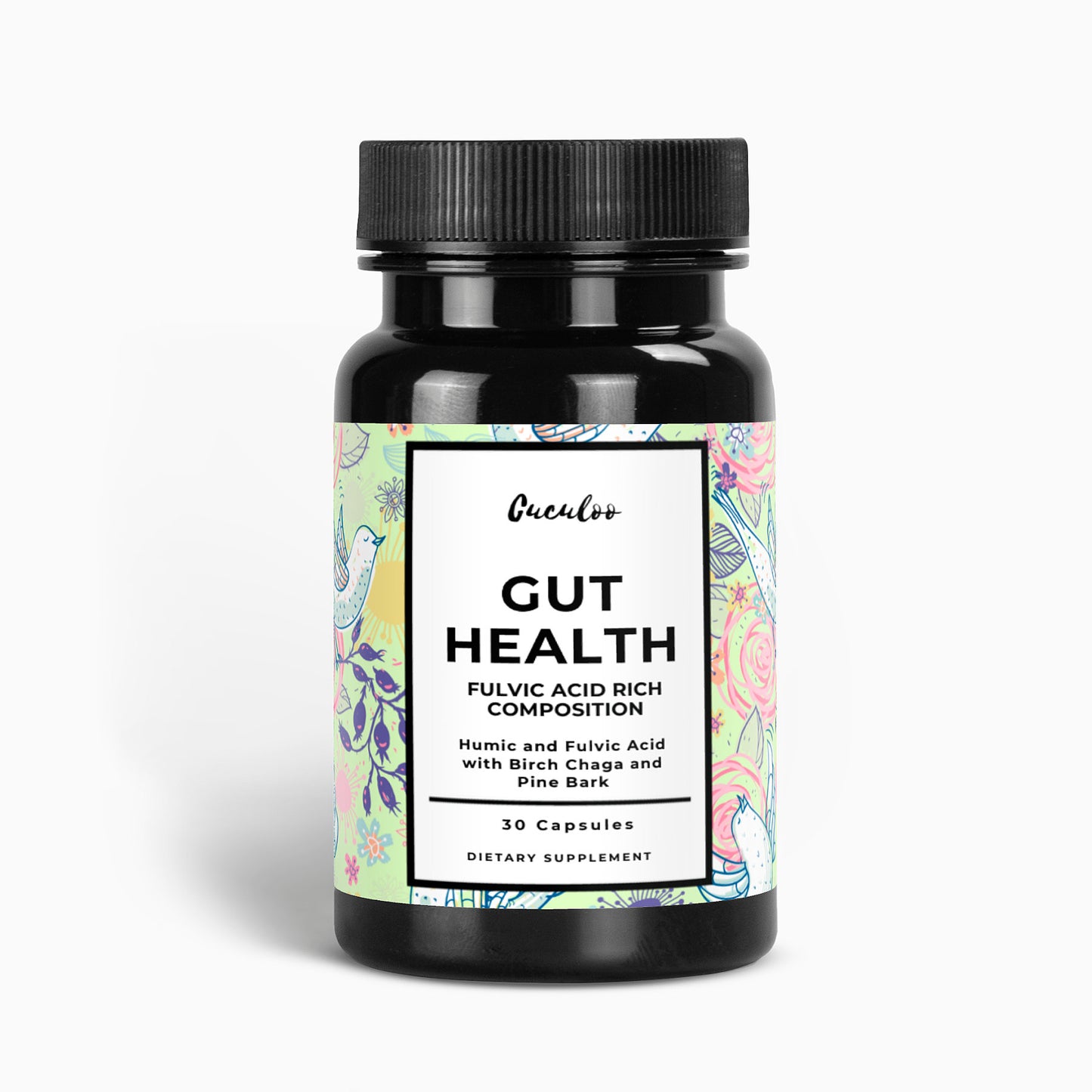 GUT HEALTH with Fulvic Acid - 100 % Natural - 30 Capsules