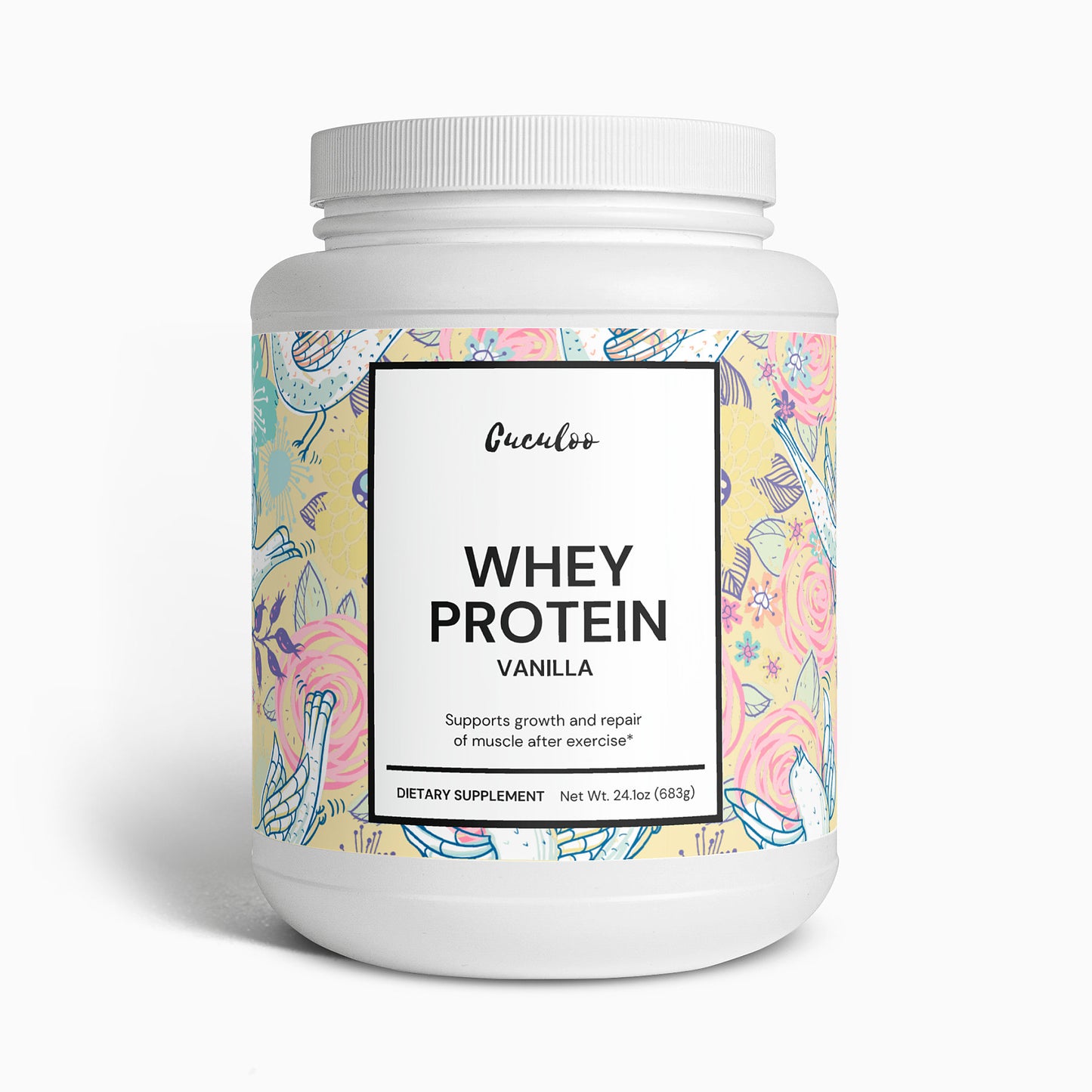 100% Whey Protein Isolate VANILLA - The highest Quality Form of Whey