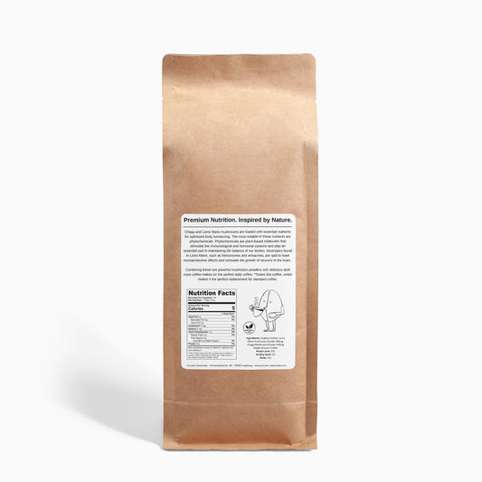 Mushroom Coffee Fusion - Lion’s Mane & Chaga 16oz