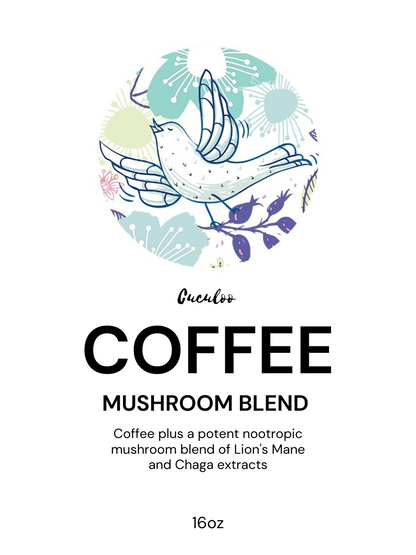 MUSHROOM Blend Coffee with Lions Mane & Chaga - Splitroasted - 100 % Arabica